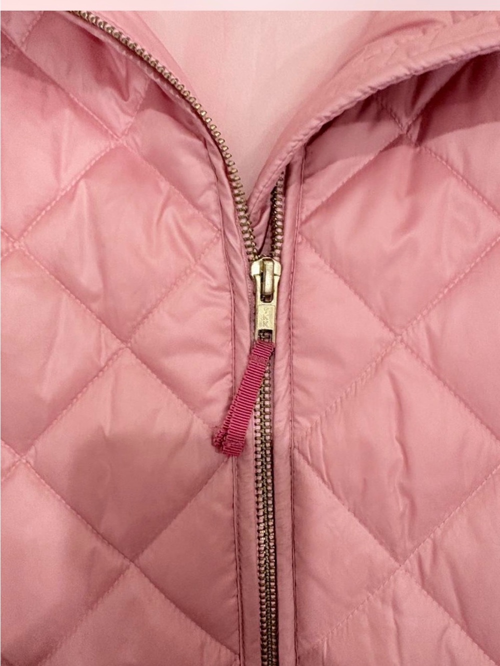 J. Crew Quilted Rose Pink Sleeveless Puffer Vest fits like a medium - Picture 3 of 3